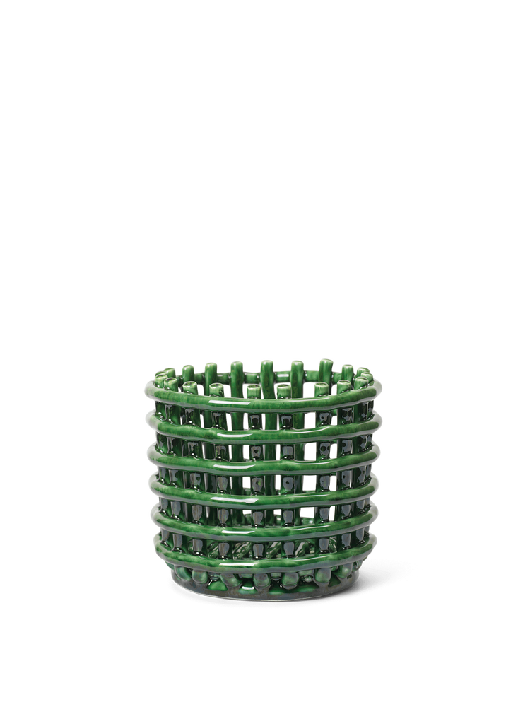 Ferm Living Ceramic Basket Small Cashmere