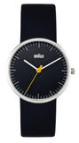 Braun BN-21BKBKL Ladies' Black Dial, Black Leather Band