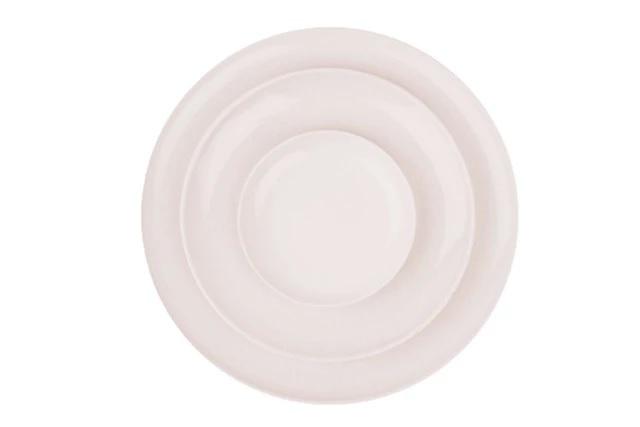 Canvas Home Shell Bisque Dinner Plate - Set of 4 Blue