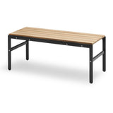 Skagerak Reform Bench Teak/Anthracite Black