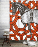Thomas Paul Thoroughbred Geo Shower Curtain