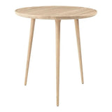 Mater Accent Cafe Table Oak - White Matt Lacquered