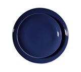 Canvas Home Shell Bisque Dinner Plate - Set of 4 Indigo