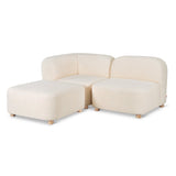 Gus Circuit Modular 3-pc Sectional Huron Ivory