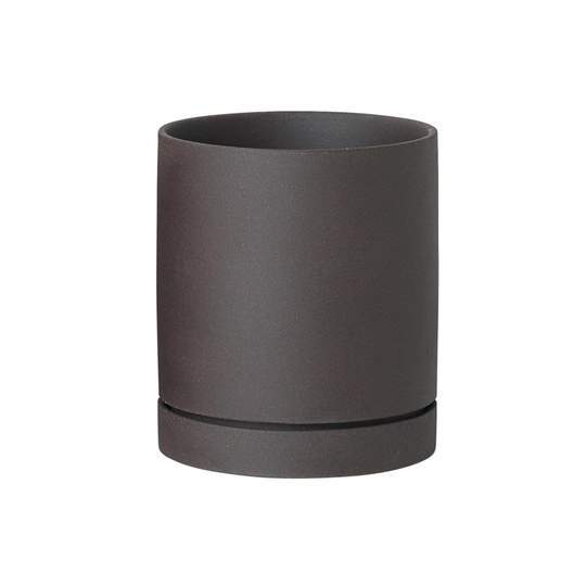 Ferm Living Sekki Pot - Medium Charcoal