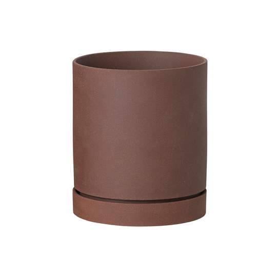 Ferm Living Sekki Pot - Medium Charcoal