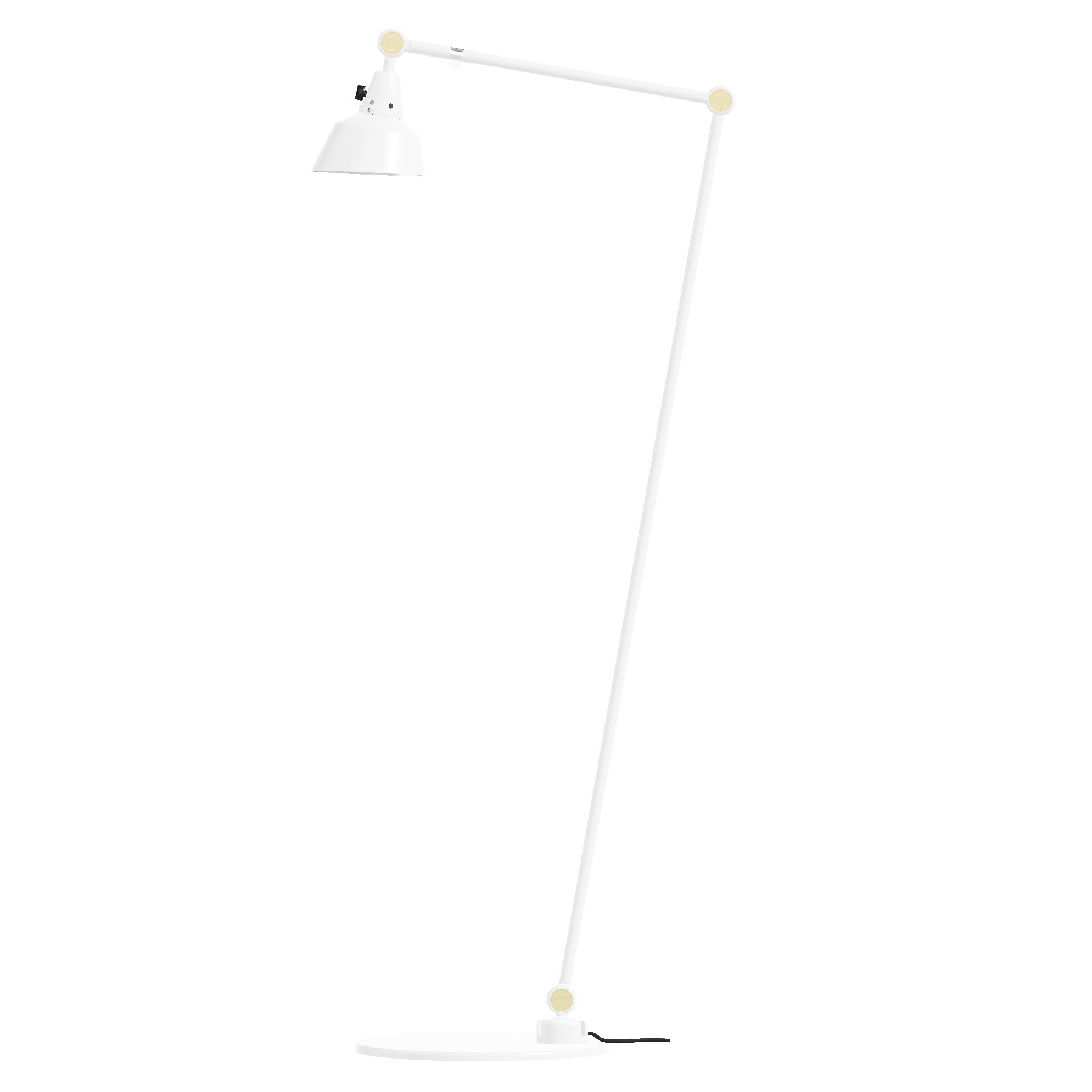 Midgard Modular 556 Floor Lamp Black 1st arm 63” - 2nd arm 15.75”