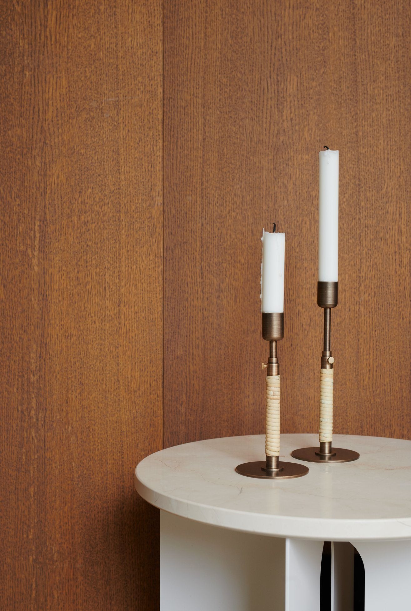 Menu Duca Candle Holder Polished Brass
