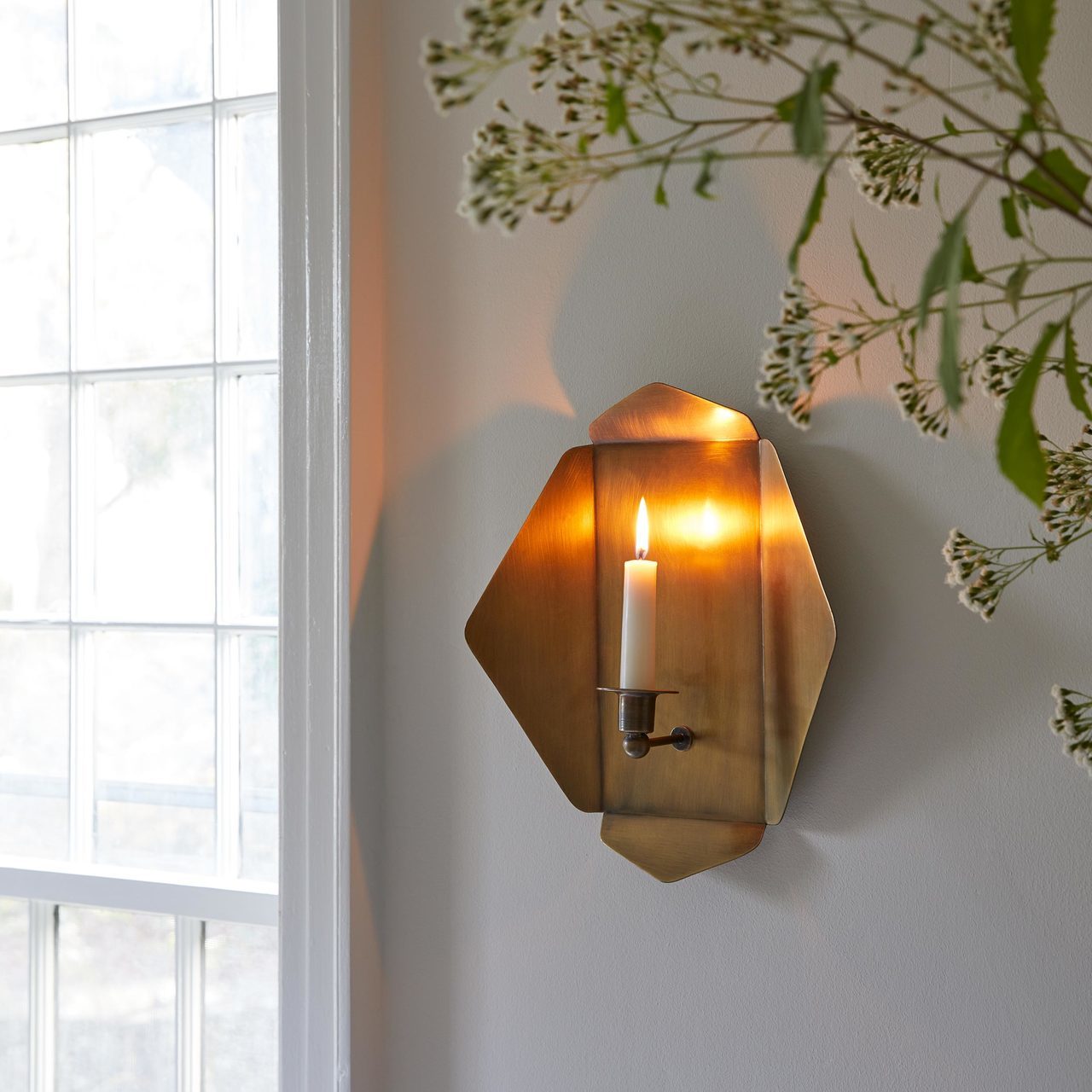 Sir Madam Quarterfold Candle Sconce