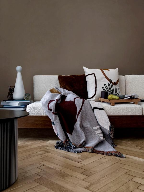 Ferm Living Mirage Cushion - Island