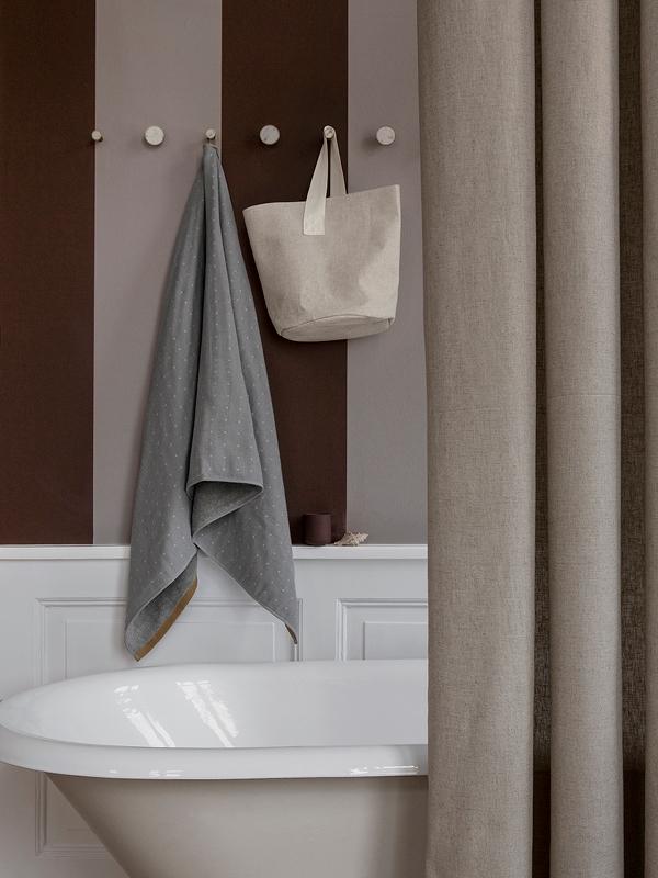 Ferm Living Chambray Shower Curtain - Sand