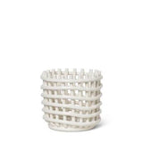 Ferm Living Ceramic Basket Small Off-White