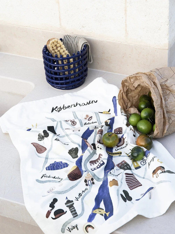 Ferm Living Ceramic Basket Small Cashmere 