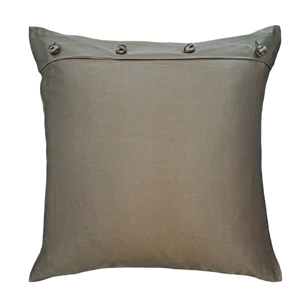 Ann Gish Charmeuse Euro Sham w/ French Knots