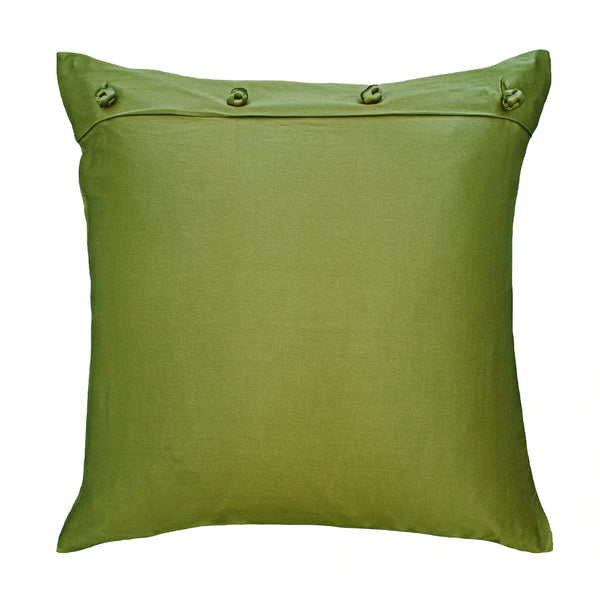 Ann Gish Charmeuse Euro Sham w/ French Knots