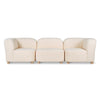Gus Circuit Modular 3-pc Sofa Huron Ivory 