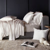 Ann Gish Charmeuse Euro Sham w/ French Knots