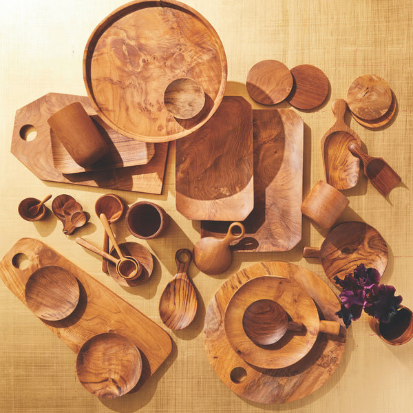 Sir Madam Teak Paddle Tray