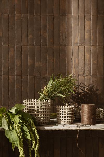 Ferm Living Ceramic Basket Small Cashmere 